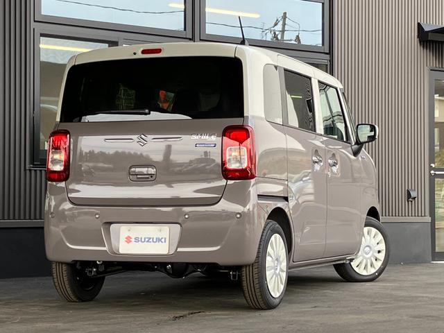 ワゴンＲスマイル クリームコーデ　４ＷＤ　届出済み未使用車　２トーンカラー　両側パワースライドドア　パーキングソナー　レーダークルーズコントロール　前席シートヒーター　ステアリングリモコン（8枚目）