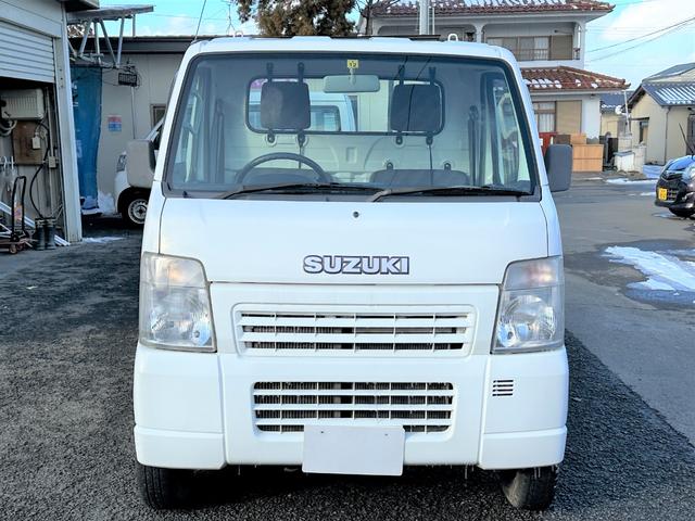 KC 1ヶ月保証 禁煙車 4WD MT エアコン TチェーンEG 修復歴あり 車検R7年2月(7枚目)
