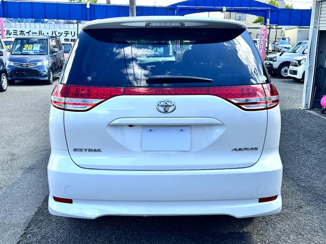 エスティマ ２．４アエラス　Ｇエディション　車検２年　４ＷＤ　１ヶ月保証　修復歴なし　禁煙車　ＥＴＣ　バックカメラ　ナビ　ＴＶ　両側電動スライドドア　ＨＩＤ　スマートキー　３列シート　オットマン　ＣＶＴ　アルミ　盗難防止システム（6枚目）