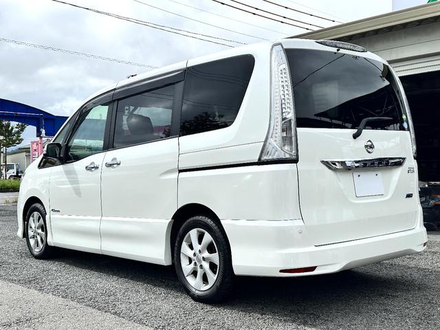 セレナ ハイウェイスターＧ　Ｓ－ハイブリッド　車検２年　１年保証　修復歴なし　禁煙車　ＥＴＣ　全周囲カメラ　ナビ　ＴＶ　クルコン　両側電動スライドドア　スマートキー　アイドリングストップ　電動格納ミラー　３列シート　ウォークスルー　ＣＶＴ（3枚目）