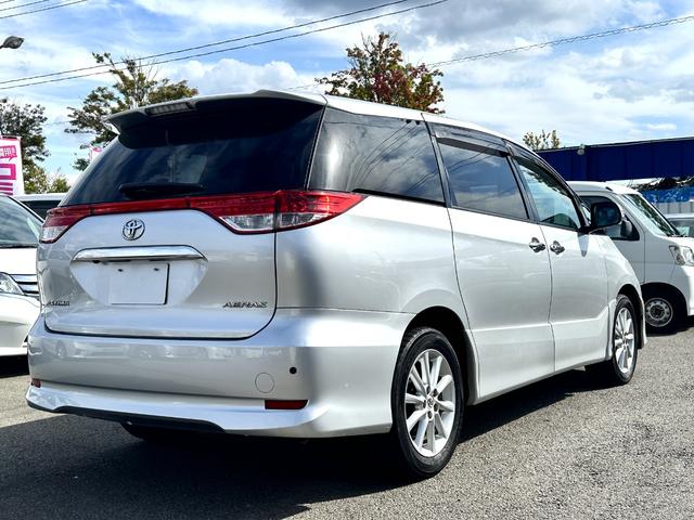 エスティマ ２．４アエラス　Ｇエディション　４ＷＤ　車検２年　１ヶ月保証　修復歴なし　禁煙車　ＥＴＣ　両側電動スライドドア　スマートキー　３列シート　ＣＶＴ　アルミ　盗難防止システム（4枚目）