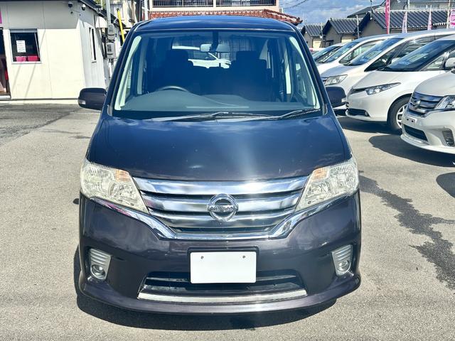 セレナ ハイウェイスター　車検２年　１ヶ月保証　修復歴なし　禁煙車　ナビ　ＴＶ　バックカメラ　ＥＴＣ　両側電動スライドドア　スマートキー　３列シート　ＣＶＴ　アルミ　盗難防止システム（5枚目）