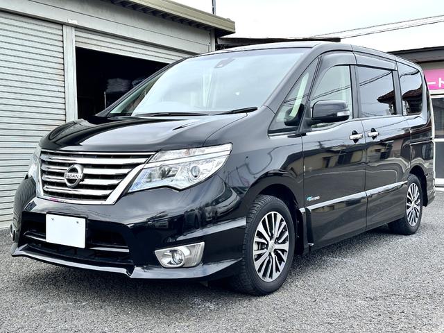 セレナ ハイウェイスター S-ハイブリッド 車検2年 1年保証 修復歴なし 禁煙車 ナビ TV ETC 左側電動スライドドア スマートキー 3列シート CVT アルミ 盗難防止システム(2枚目)