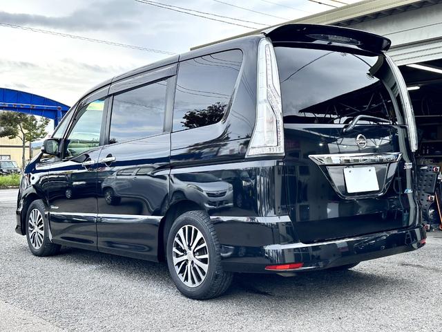 セレナ ハイウェイスター S-ハイブリッド 車検2年 1年保証 修復歴なし 禁煙車 ナビ TV ETC 左側電動スライドドア スマートキー 3列シート CVT アルミ 盗難防止システム(3枚目)