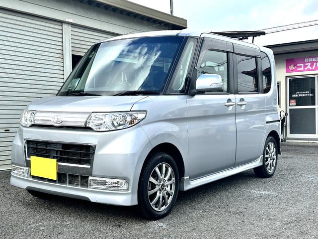 タント カスタムＲＳ　４ＷＤ　車検２年　ターボ　１ヶ月保証　修復歴なし　禁煙車　左側電動スライドドア　スマートエントリー　ベンチシート　ＡＴ　盗難防止システム　衝突安全ボディ　エアコン　パワーステアリング（2枚目）