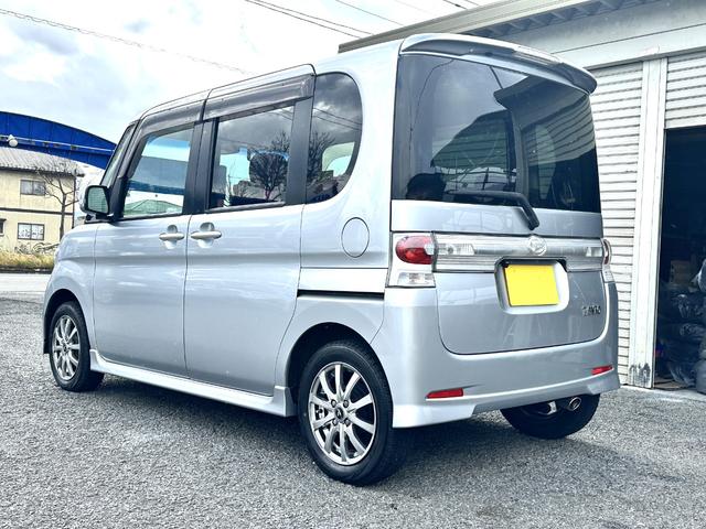 タント カスタムＲＳ　４ＷＤ　車検２年　ターボ　１ヶ月保証　修復歴なし　禁煙車　左側電動スライドドア　スマートエントリー　ベンチシート　ＡＴ　盗難防止システム　衝突安全ボディ　エアコン　パワーステアリング（3枚目）