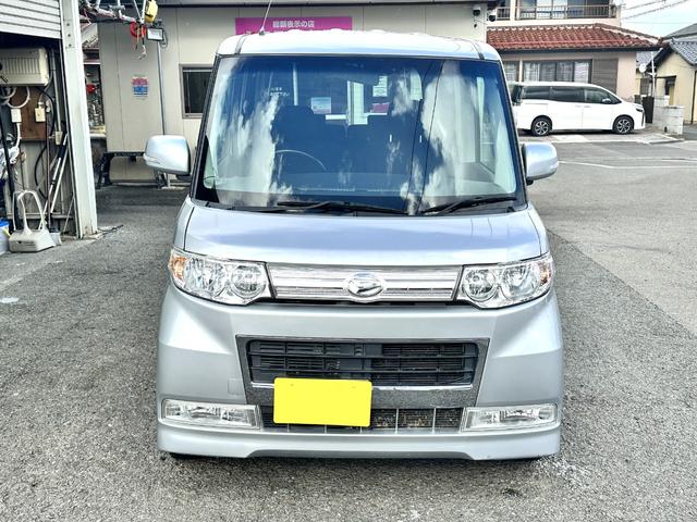 タント カスタムＲＳ　４ＷＤ　車検２年　ターボ　１ヶ月保証　修復歴なし　禁煙車　左側電動スライドドア　スマートエントリー　ベンチシート　ＡＴ　盗難防止システム　衝突安全ボディ　エアコン　パワーステアリング（5枚目）