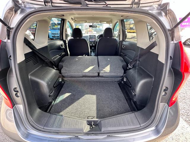 ノート 車検2年 1年保証 修復歴なし ナビ TV スマートキー アイドリングストップ 電動格納ミラー CVT 盗難防止システム 衝突安全ボディ ABS(37枚目)