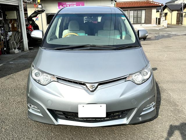 エスティマ 2.4アエラス Gエディションナビスペシャル 4WD 車検2年 1ヶ月保証 修復歴なし 禁煙車 ナビ TV バックカメラ ETC 両側電動スライドドア スマートキー 3列シート CVT アルミ 盗難防止システム(5枚目)