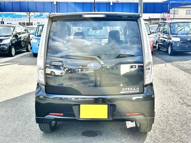 ステラ カスタムＲＳ　ターボ　車検２年　１ヶ月保証　修復歴なし　禁煙車　スマートキー　電動格納ミラー　ベンチシート　ＣＶＴ　盗難防止システム　ＡＢＳ　衝突安全ボディ　エアコン（6枚目）