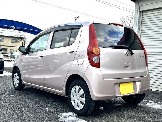 ミラ Ｘ　４ＷＤ　車検２年　１ヶ月保証　修復歴なし　禁煙車　スマートキー　電動格納ミラー　ＣＶＴ　盗難防止システム　ＡＢＳ　衝突安全ボディ　エアコン（3枚目）