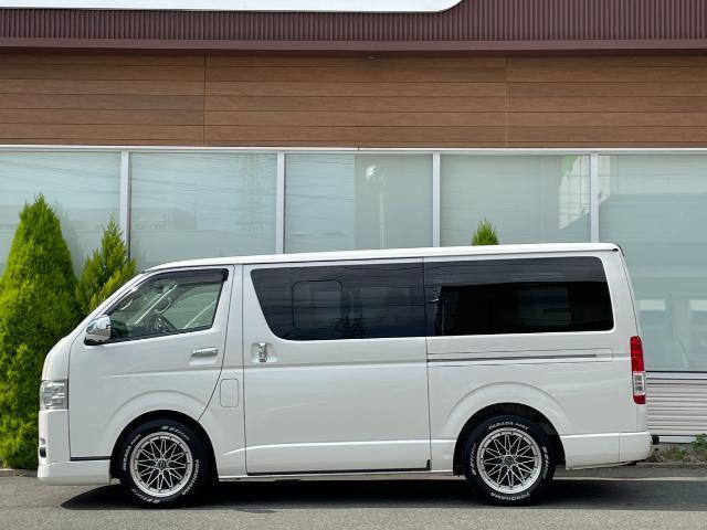 ハイエースバン ロングスーパーＧＬ　社外ＳＤナビ　Ｂｌｕｅｔｏｏｔｈ／フルセグＴＶ／ＣＤ／ＤＶＤ／ブルーレイ　バック・サイド・フロントカメラ　室内灯ＬＥＤ　荷室カスタム　シートカバー　社外インナーミラー（27枚目）
