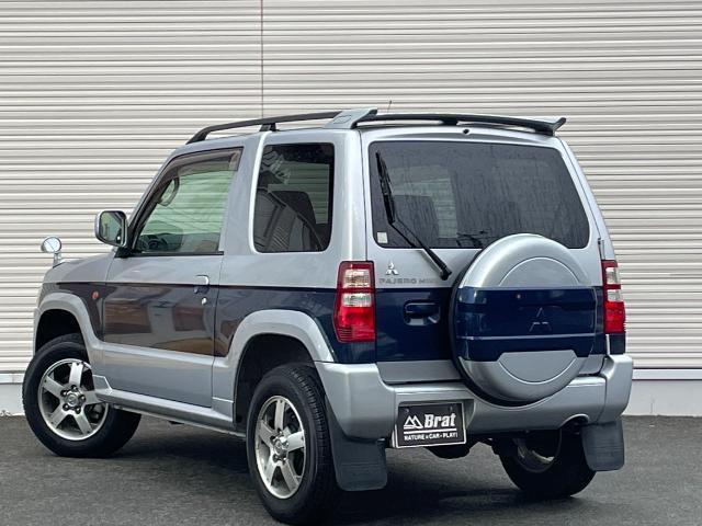 パジェロミニ ナビエディションＶＲ　４ＷＤ　純正ＳＤナビ　ＣＤ／ＤＶＤ／ワンセグＴＶ　電動格納ミラー　ライトレベライザー　ドアバイザー　キーレス　リモコンキー　ハロゲンヘッドライト　Ｗエアバック　ルーフレール　背面タイヤ　ＡＢＳ（30枚目）