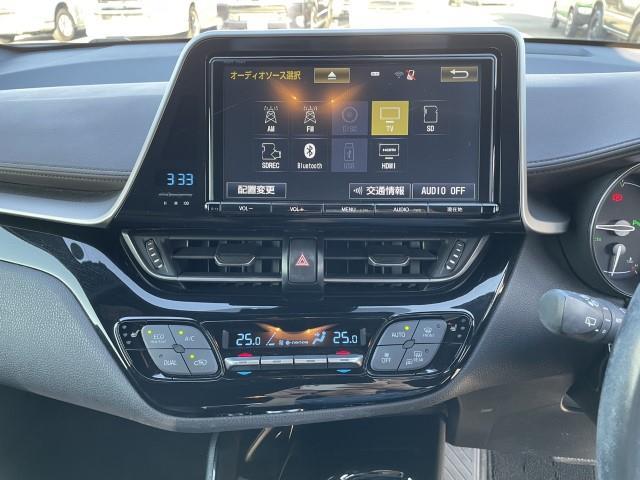 Ｃ－ＨＲ Ｇ　純正ＳＤナビ　フルセグＴＶ　レーダークルーズコントロール　シートヒーター　バックカメラ　ＢＳＭ　衝突軽減ブレーキ　レーンキープアシスト　ビルドインＥＴＣ　純正１８インチアルミホイール（3枚目）
