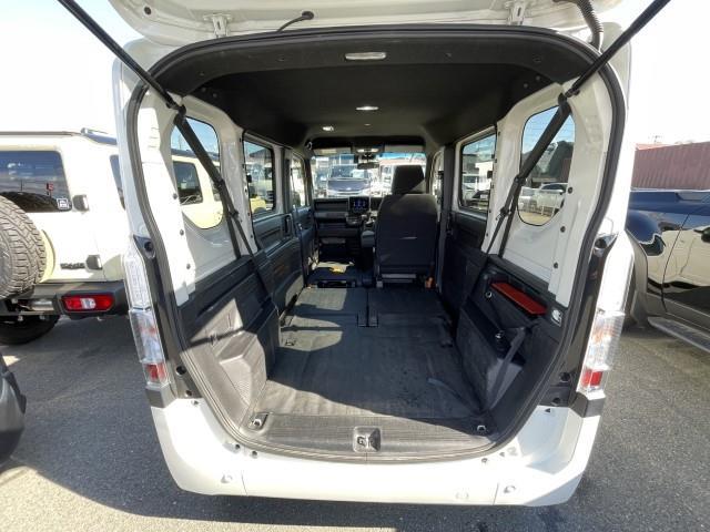 N-VAN+スタイル クール・ホンダセンシング 4WD 純正ナビ(BT/CD/DVD/フルセグ) 前方ドラレコ バックカメラ 後方コーナーセンサー フルフラットシート レーダークルーズコントロール スマートキー 両側スライドドア電動格納ミラー(26枚目)