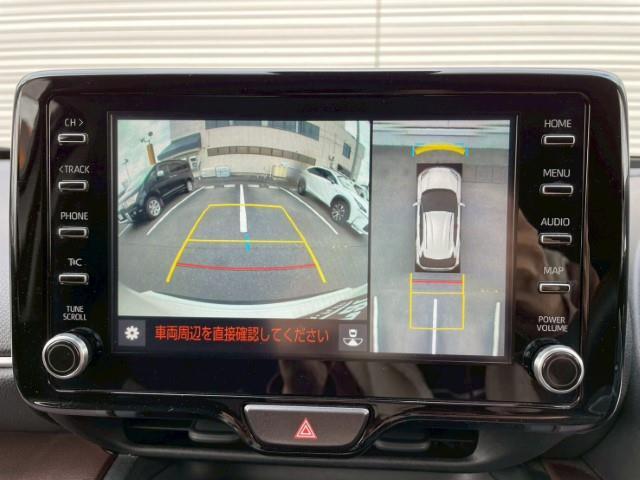 ヤリスクロス ハイブリッドZ 純正ディスプレイオーディオ フルセグTV/CD/DVD/Bluetooth 全方位カメラ レーダークルーズコントロール シートヒーター BSM HUD オートハイビーム LEDヘッドライト(6枚目)