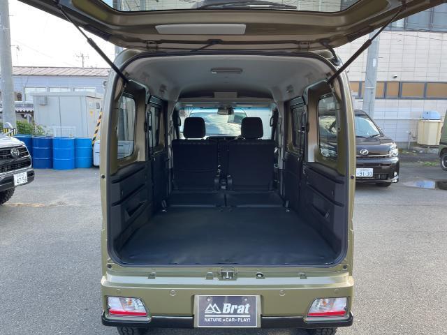 アトレー RS 両側パワースライドドア 4cmリフトアップ LEDヘッドライト レーダークルコン 前後コーナーセンサー 電動格納ミラー 4WD アイドリングストップ ターボ車 フルフラット オートライト(26枚目)