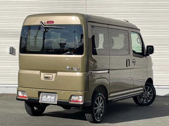 アトレー RS 両側パワースライドドア 4cmリフトアップ LEDヘッドライト レーダークルコン 前後コーナーセンサー 電動格納ミラー 4WD アイドリングストップ ターボ車 フルフラット オートライト(35枚目)