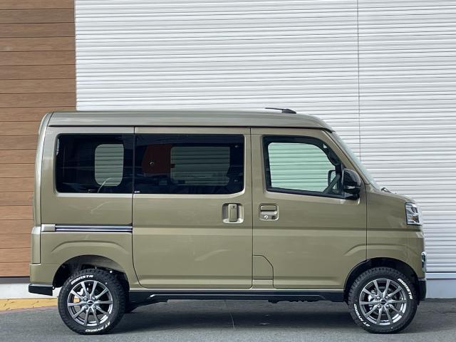 アトレー RS 両側パワースライドドア 4cmリフトアップ LEDヘッドライト レーダークルコン 前後コーナーセンサー 電動格納ミラー 4WD アイドリングストップ ターボ車 フルフラット オートライト(36枚目)