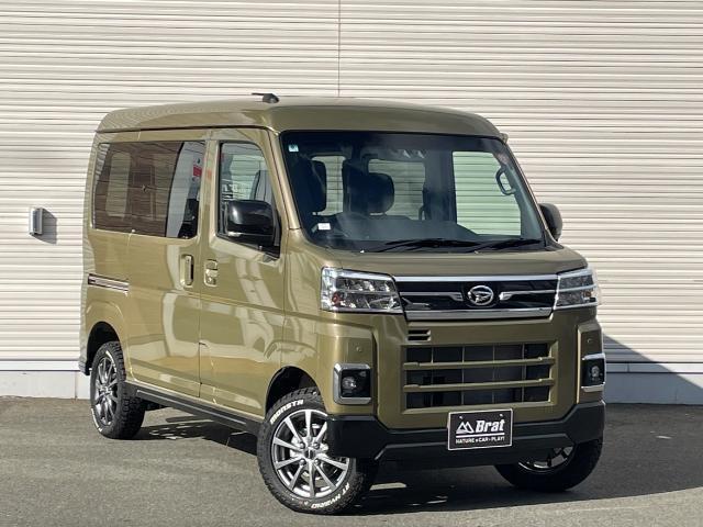 アトレー RS 両側パワースライドドア 4cmリフトアップ LEDヘッドライト レーダークルコン 前後コーナーセンサー 電動格納ミラー 4WD アイドリングストップ ターボ車 フルフラット オートライト(37枚目)