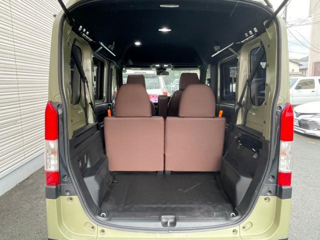 N-VAN+スタイル ファン 社外10インチフローティングナビ フルセグTV ルーフラック 純正エンジンスターター ブルバー シートカバー レーダークルーズコントロール 衝突軽減ブレーキ レーンキープアシスト LEDヘッドライト(22枚目)