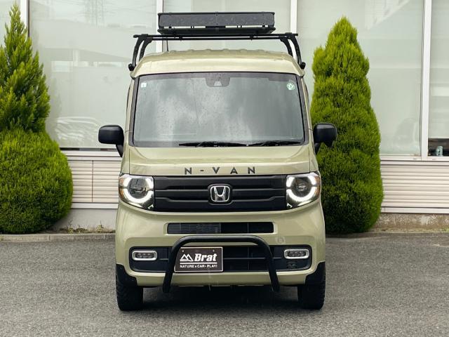 N-VAN+スタイル ファン 社外10インチフローティングナビ フルセグTV ルーフラック 純正エンジンスターター ブルバー シートカバー レーダークルーズコントロール 衝突軽減ブレーキ レーンキープアシスト LEDヘッドライト(29枚目)