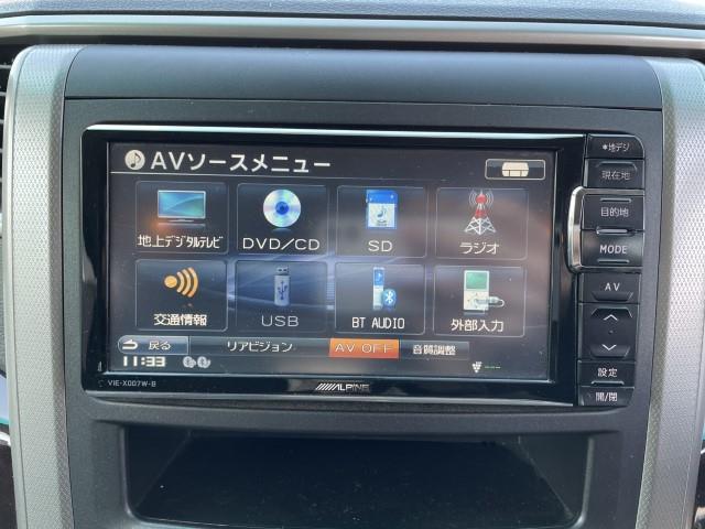 アルファード ２４０Ｓ　アルパインＳＤナビ　フルセグＴＶ　バックカメラ　両側パワースライドドア　エンジンスターター　レーダー探知機　社外１９インチアルミ　クリアランスソナー　フォグライト　電動格納ミラー（5枚目）
