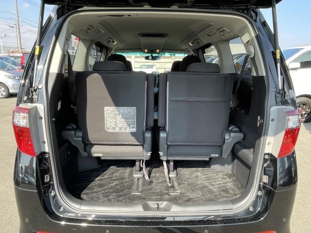 アルファード ２４０Ｓ　アルパインＳＤナビ　フルセグＴＶ　バックカメラ　両側パワースライドドア　エンジンスターター　レーダー探知機　社外１９インチアルミ　クリアランスソナー　フォグライト　電動格納ミラー（21枚目）