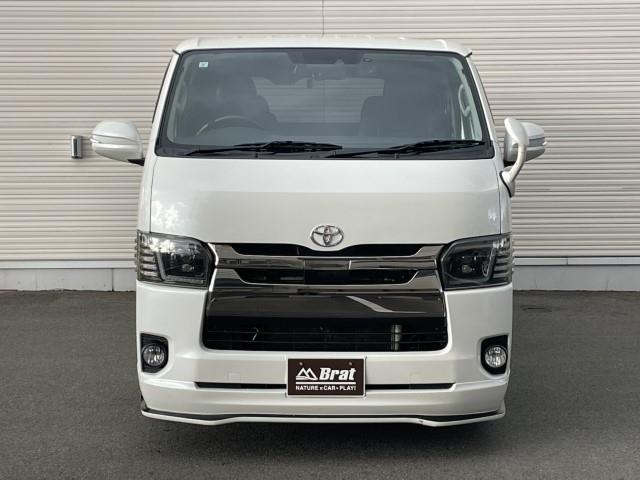 レジアスエースバン スーパーＧＬ　ダークプライム　社外メモリーナビ　フルセグＴＶ　バックカメラ　ＬＥＤヘッドライト　フロントスポイラー　オーバーフェンダー　シートカバー　前後ドライブレコーダー　ＬＥＤテールライト　ビルドインＥＴＣ（30枚目）