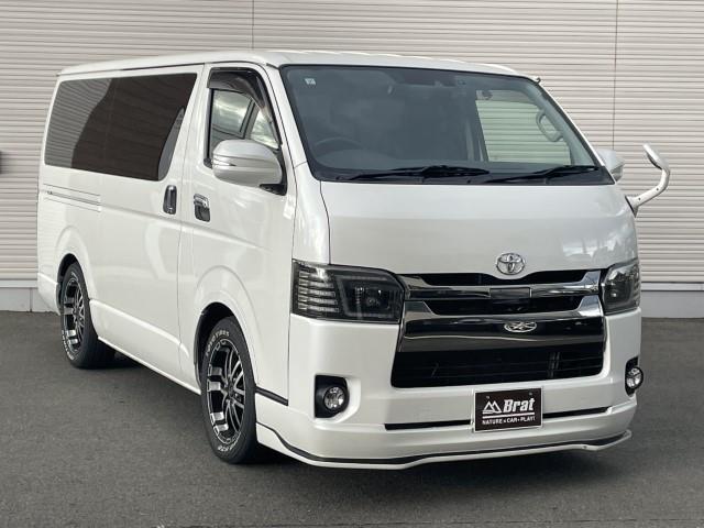 レジアスエースバン スーパーＧＬ　ダークプライム　社外メモリーナビ　フルセグＴＶ　バックカメラ　ＬＥＤヘッドライト　フロントスポイラー　オーバーフェンダー　シートカバー　前後ドライブレコーダー　ＬＥＤテールライト　ビルドインＥＴＣ（31枚目）