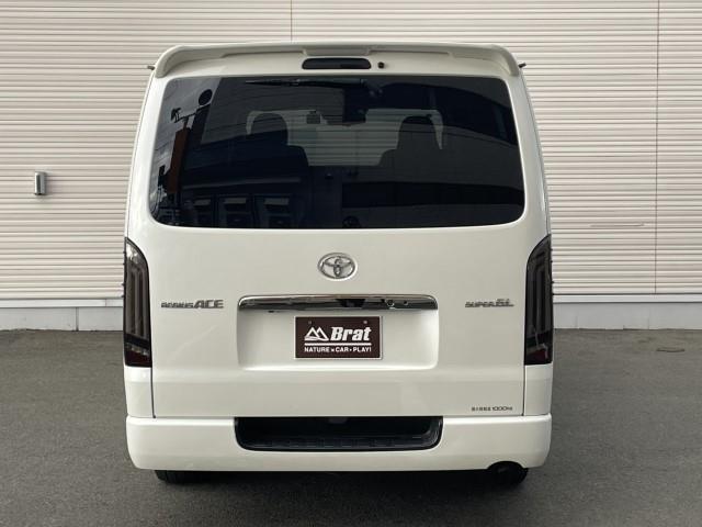 レジアスエースバン スーパーＧＬ　ダークプライム　社外メモリーナビ　フルセグＴＶ　バックカメラ　ＬＥＤヘッドライト　フロントスポイラー　オーバーフェンダー　シートカバー　前後ドライブレコーダー　ＬＥＤテールライト　ビルドインＥＴＣ（34枚目）