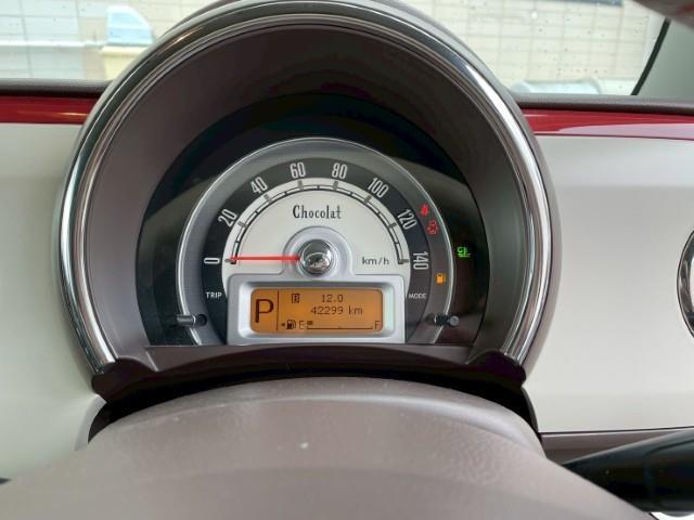 アルトラパンショコラ Ｘ　社外ＳＤナビ　電格ミラー　ＡＢＳ　オートライト　レザーシート　純正フロアマット　アイドリングストップ　ビルトインＥＴＣ（9枚目）