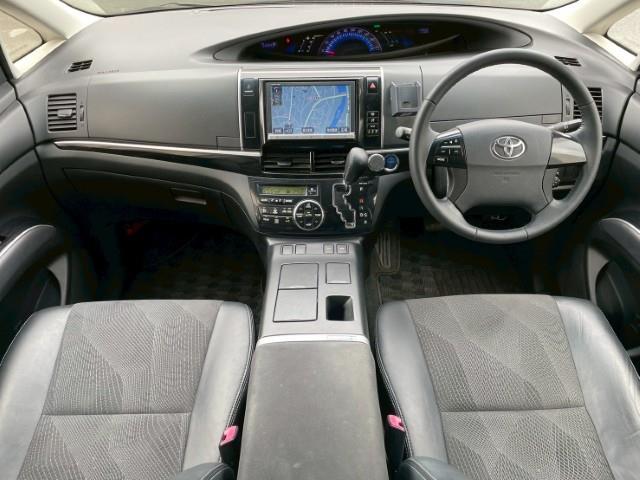 エスティマハイブリッド アエラス プレミアムエディション 純正HDDナビ ステアリングリモコン 電格ミラー フォグライト 純正フリップダウン オートライト 運転席パワーシート 社外フロアマット ETC(2枚目)