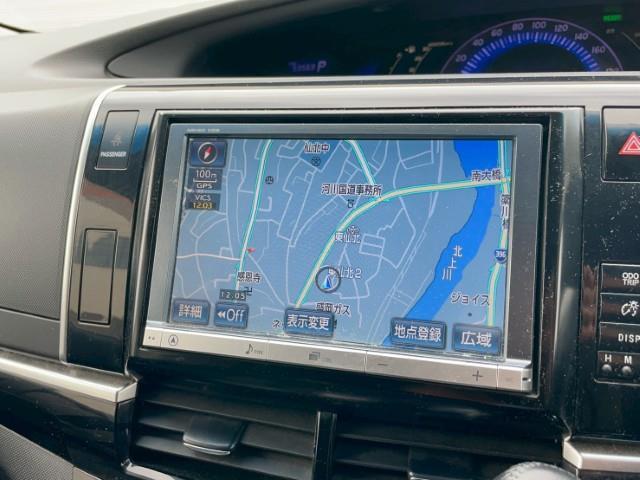 エスティマハイブリッド アエラス プレミアムエディション 純正HDDナビ ステアリングリモコン 電格ミラー フォグライト 純正フリップダウン オートライト 運転席パワーシート 社外フロアマット ETC(3枚目)