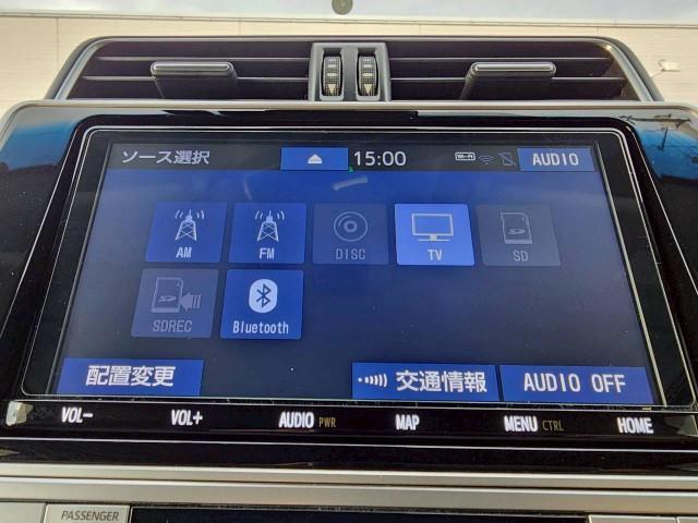 ランドクルーザープラド TX Lパッケージ 純正SDナビ 純正エンジンスターター レーダークルーズコントロール 寒冷地仕様 エクストリームJ17インチアルミ ドライブレコーダー 電動格納ミラー コーナーセンサー シートヒーター(4枚目)