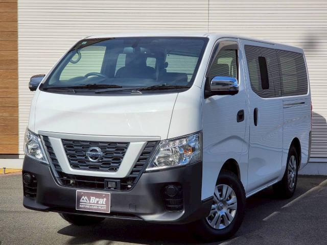 NV350キャラバンバン DX アラウンドビューモニター 社外オーディオ フルセグ/CD/BT 純正フロアマット 衝突被害軽減ブレーキ ETC 切替4WD レザー調シートカバー スペアキー(2枚目)