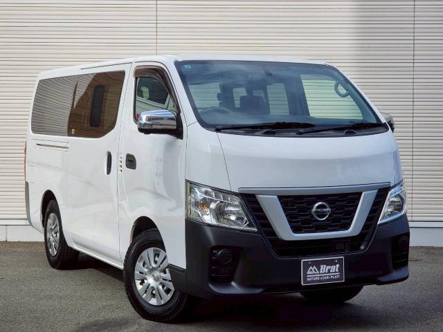 NV350キャラバンバン DX アラウンドビューモニター 社外オーディオ フルセグ/CD/BT 純正フロアマット 衝突被害軽減ブレーキ ETC 切替4WD レザー調シートカバー スペアキー(8枚目)