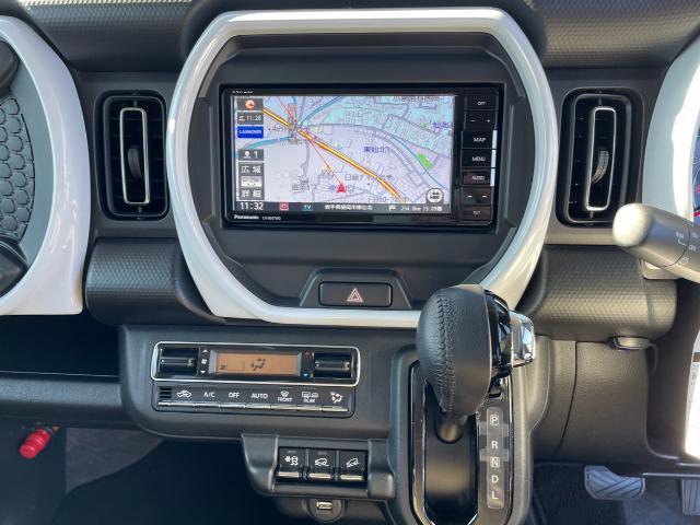 ハスラー ハイブリッドＸ　社外ＳＤナビ　Ｂｌｕｅｔｏｏｔｈ／フルセグＴＶ／ＣＤ／ＤＶＤ　全方位カメラ　前席シートヒーター　社外エンジンスターター　ＬＥＤヘッドライト　４ＷＤ　前方ドライブレコーダー　アイドリングストップ（3枚目）