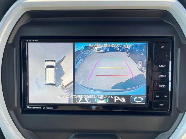 ハスラー ハイブリッドＸ　社外ＳＤナビ　Ｂｌｕｅｔｏｏｔｈ／フルセグＴＶ／ＣＤ／ＤＶＤ　全方位カメラ　前席シートヒーター　社外エンジンスターター　ＬＥＤヘッドライト　４ＷＤ　前方ドライブレコーダー　アイドリングストップ（8枚目）