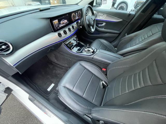 Ｅクラス Ｅ２００　４マチック　アバンギャルド　Ｂｕｒｍｅｓｔｅｒ製スピーカー　本革シート　ドラレコ　前席パワーシート　全席シートヒーター　全方位カメラ　純正ナビ　フルセグ／ＢＴ／ラジオ　レーダークルコン　パドルシフト　保証書　取扱説明書　スペアキ（11枚目）