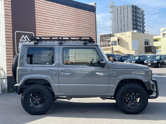 ジムニー ＸＣ　リフトアップ　社外ＡＷ　ブロックタイヤ　ルーフラック　シートカバー　筆記体エンブレム　ブルバー　ドラレコ　社外ナビ　ＣＤ／ＤＶＤ／ＢＴ／フルセグ（15枚目）