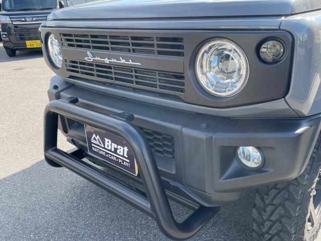 ジムニー ＸＣ　リフトアップ　社外ＡＷ　ブロックタイヤ　ルーフラック　シートカバー　筆記体エンブレム　ブルバー　ドラレコ　社外ナビ　ＣＤ／ＤＶＤ／ＢＴ／フルセグ（17枚目）