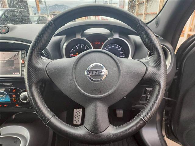 ジューク １６ＧＴ　ＦＯＵＲ　純正ナビＢＴ，ＣＤ，ＤＶＤ，ワンセグＴＶ　純正ドラレコ　バックカメラ　オートライト　オートダウンミラー　ＭＴモード付ＡＴ　オートエアコン　純正ＡＷ　ＥＴＣ（8枚目）