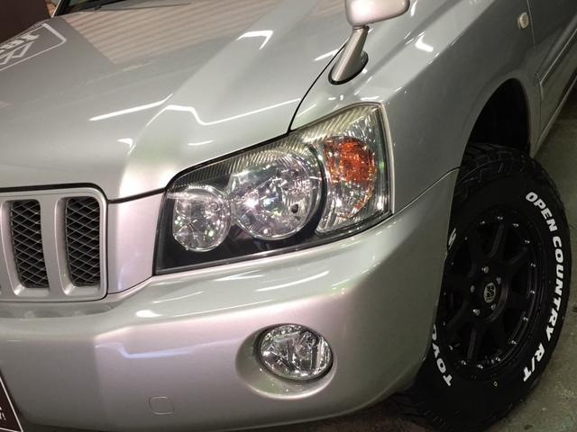 FOUR 4WD 5名乗 走行距離4.0万km 純正エンジンスターター 純正HDDナビ(CD、DVD、MD、FM/AM) 純正フロアマット ETC ルーフレール キーレス スペアキー 純正アルミホイール付き(16枚目)