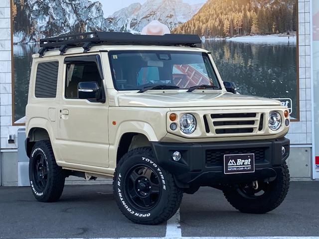 ジムニー ＸＣ　４ＷＤ　新品１０インチディスプレイオーディオ　ＴＯＰＹランドフットＧＷＤ１６インチアルミ　トーヨーオープンカントリーＲ／Ｔ　ＫＬＣグリルＳＪスタイル　リフトアップ　ルーフラック　届出済未使用車（57枚目）