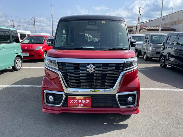 カスタム　ＨＹＢＲＩＤ　ＸＳターボ　ＭＫ５３Ｓ　４ＷＤ　ナビ装備(3枚目)