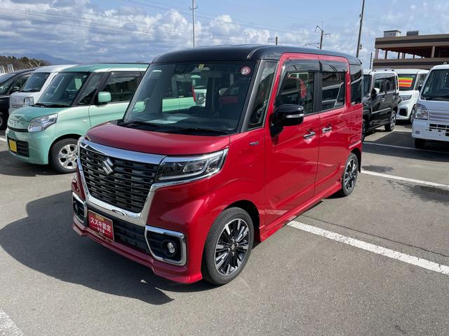 スペーシアカスタム カスタム　ＨＹＢＲＩＤ　ＸＳターボ　ＭＫ５３Ｓ　４ＷＤ　ナビ装備（5枚目）