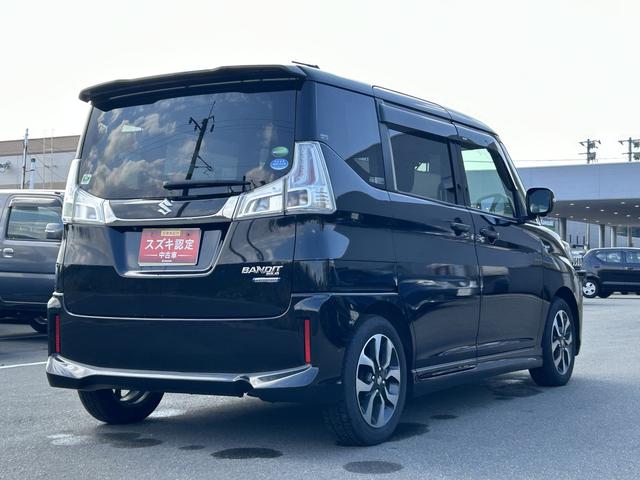 ソリオバンディット バンディットＨＹＢＲＩＤ　ＭＶ　４ＷＤ　アウトレット車　４ＷＤ　マイルドハイブリッド　デュアルカメラブレーキサポート　純正ナビ　全方位カメラ　純正ＥＴＣ　両側電動スライドドア　クルーズコントロール　シートヒーター　オートライト　ＬＥＤヘッドライト（3枚目）