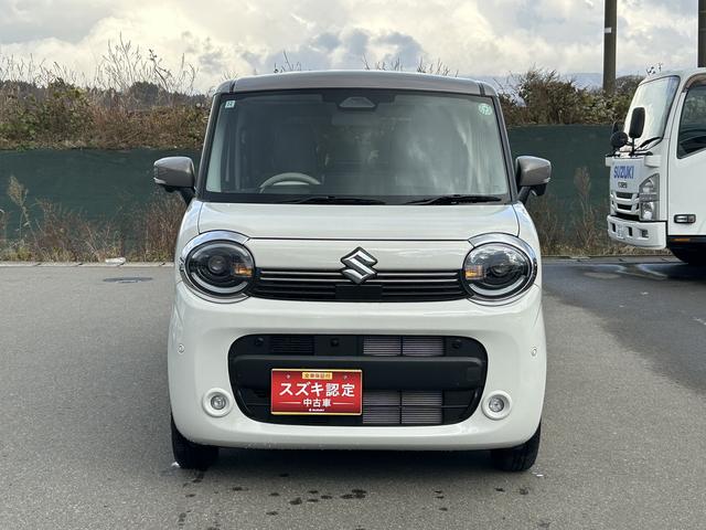 ワゴンＲスマイル ＨＹＢＲＩＤ　Ｘ　４ＷＤ　純正ナビ　全方位カメラ　コネクト　オートライト　スライドドア　純正ナビ　プッシュスタート　シートヒーター　オートエアコン　スズキセーフティーサポート　４ＷＤ　衝突被害軽減システム　アイドリングストップ　横滑り防止機能　衝突安全ボディ（2枚目）