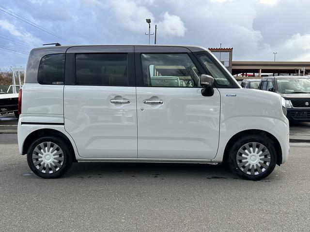 ワゴンＲスマイル ＨＹＢＲＩＤ　Ｘ　４ＷＤ　純正ナビ　全方位カメラ　コネクト　オートライト　スライドドア　純正ナビ　プッシュスタート　シートヒーター　オートエアコン　スズキセーフティーサポート　４ＷＤ　衝突被害軽減システム　アイドリングストップ　横滑り防止機能　衝突安全ボディ（4枚目）